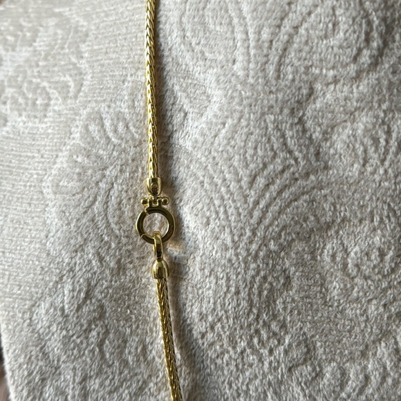 $65 Gorjana NWOT 18K Yellow Gold Necklace Clasp Opens for Charms - Picture 6 of 6